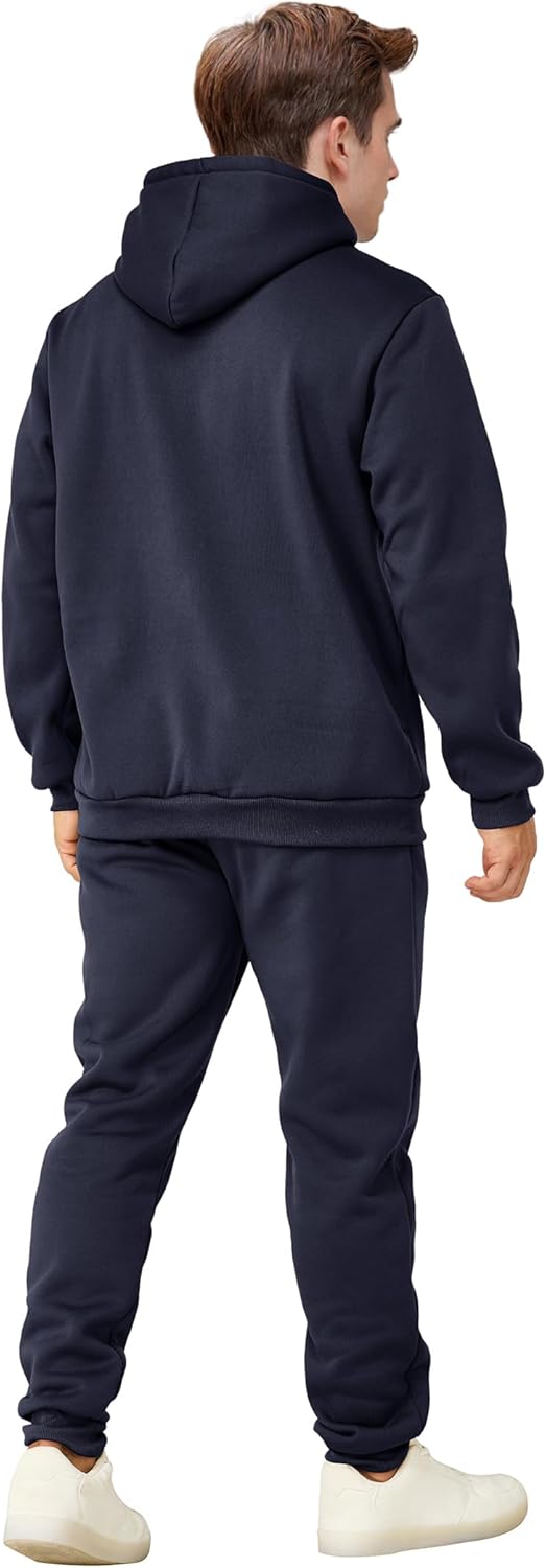 Men's Tracksuits 2 Piece Casual Long Sleeve Sweatsuits Athletic Hoodie and Sweatpants Set Jogging Suit