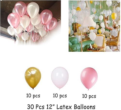Miniatura 4 de Decoraciones tropicales hawaianas para fiestas, 57 piezas de suministros de fiesta, hojas tropicales, piña, linterna de papel, globos y pompones de