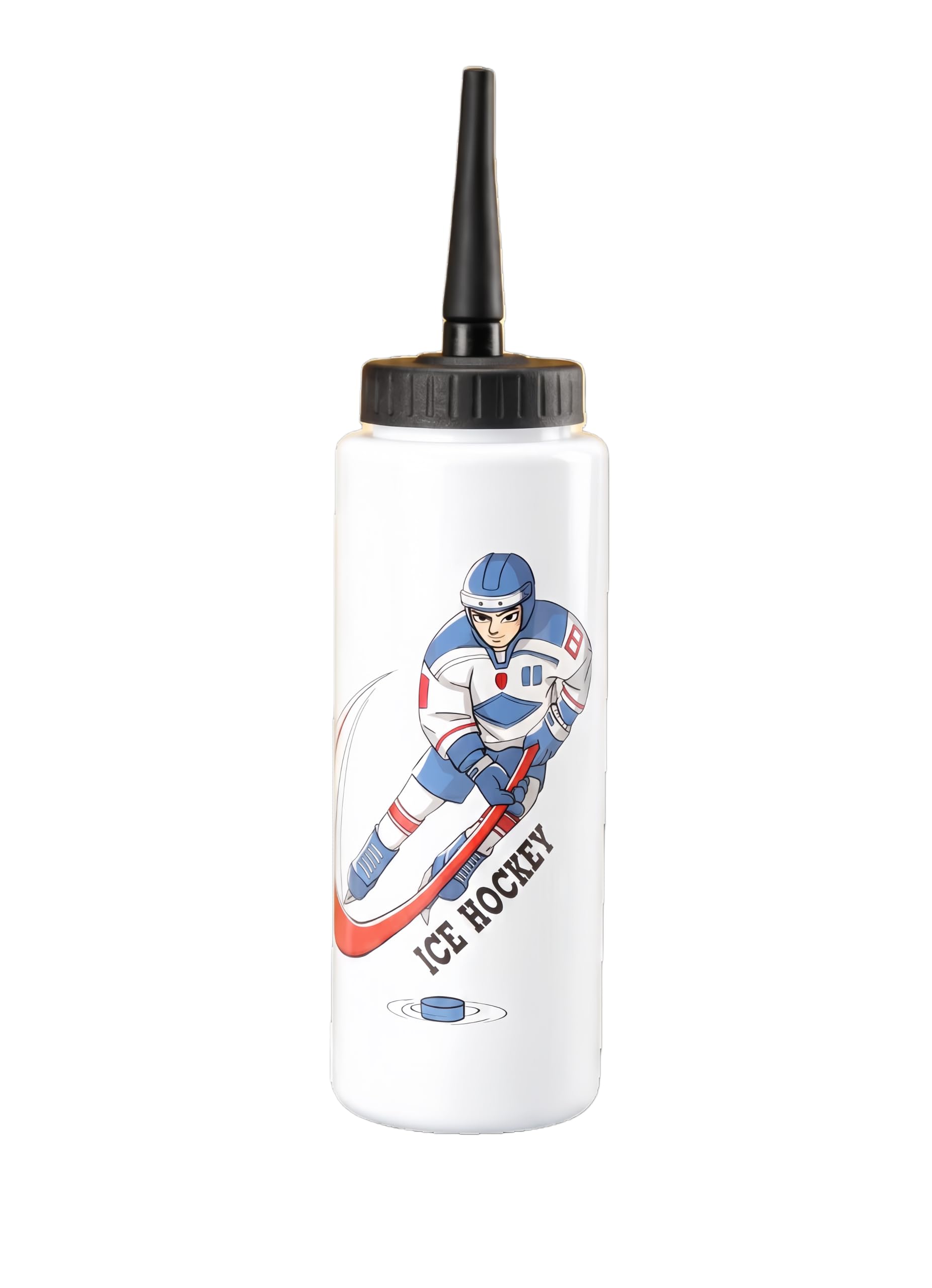Squeeze Wasserflaschen 963 ml CLA JLT Hockey Lacrosse Fußball Boxen mit langem Strohhalm Radfahren Fitnessstudio
