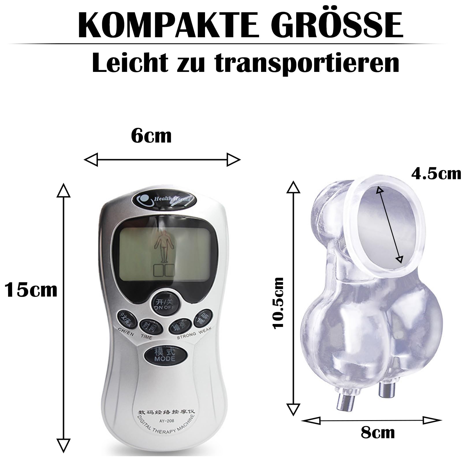 Sac BDSM pour testicules fermeture pour testicules housse pour pénis et testicules avec 8 modes 15 niveaux d’intensité pour hommes idéal pour SM masturbation et expériences érotiques
