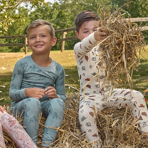 Modern Moments by Gerber Boys' Baby Hacci Footless Pajamas4