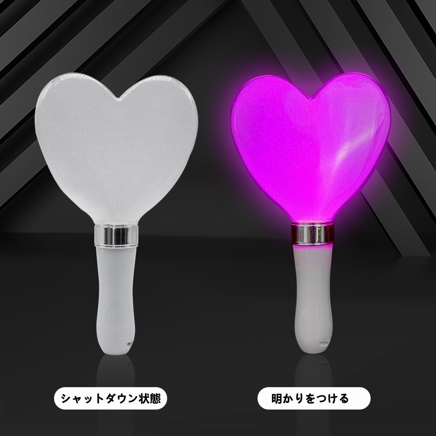 Hayoku Heart Shaped Penlight TX-022 24 Color Change 12cm x 21cm x