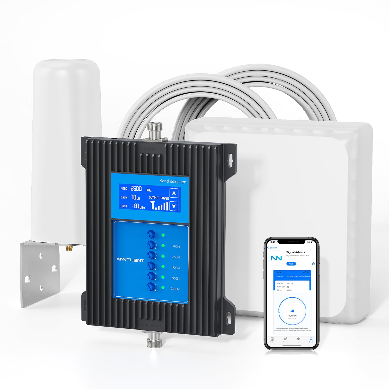 ANNTLENT　携帯電話電波ブースター 楽天市場】ANNTLENT 携帯電話信号増幅器 電波ブースター 日本の