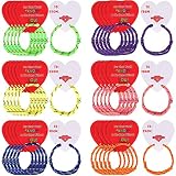 36 Pezzi Biglietti di San Valentine per Insegnanti con Braccialetti Regalo di Valentine per Studenti da Insegnante Braccialetti Our Class Would Knot Be The Same Without You per Centenario di Scuola