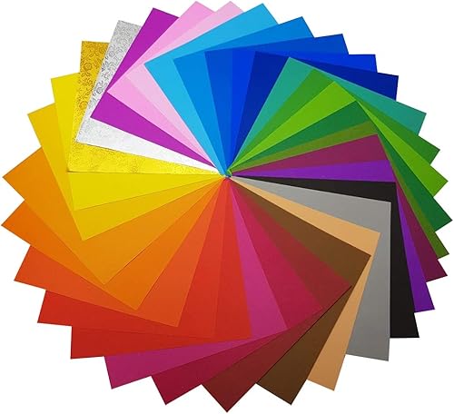 Miniatura 85 de Papel de origami naranja Origami de 6 x 6 pulgadas, 100 hojas de papel cuadrado de doble cara, papel de color, papel de color, cartulina ligera