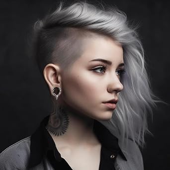 COOEAR Double Flared Ear Tunnel, Flesh Ear Gauges Expander, Piercing Stretchers Earrings.