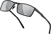 Vista 9 de ATTCL Gafas de sol polarizadas casuales para hombre, gafas de sol deportivas para conducir, protección UV, marco Al-Mg