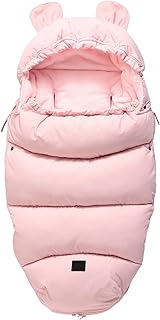 Sac de Couchage de Poussette pour bébé Universel, Prame Footluffs Universal Adapté, Jolie Bébé à Capuche Couverture Banque de Couchage Swaddle Wrap 0-12 Mois garçons