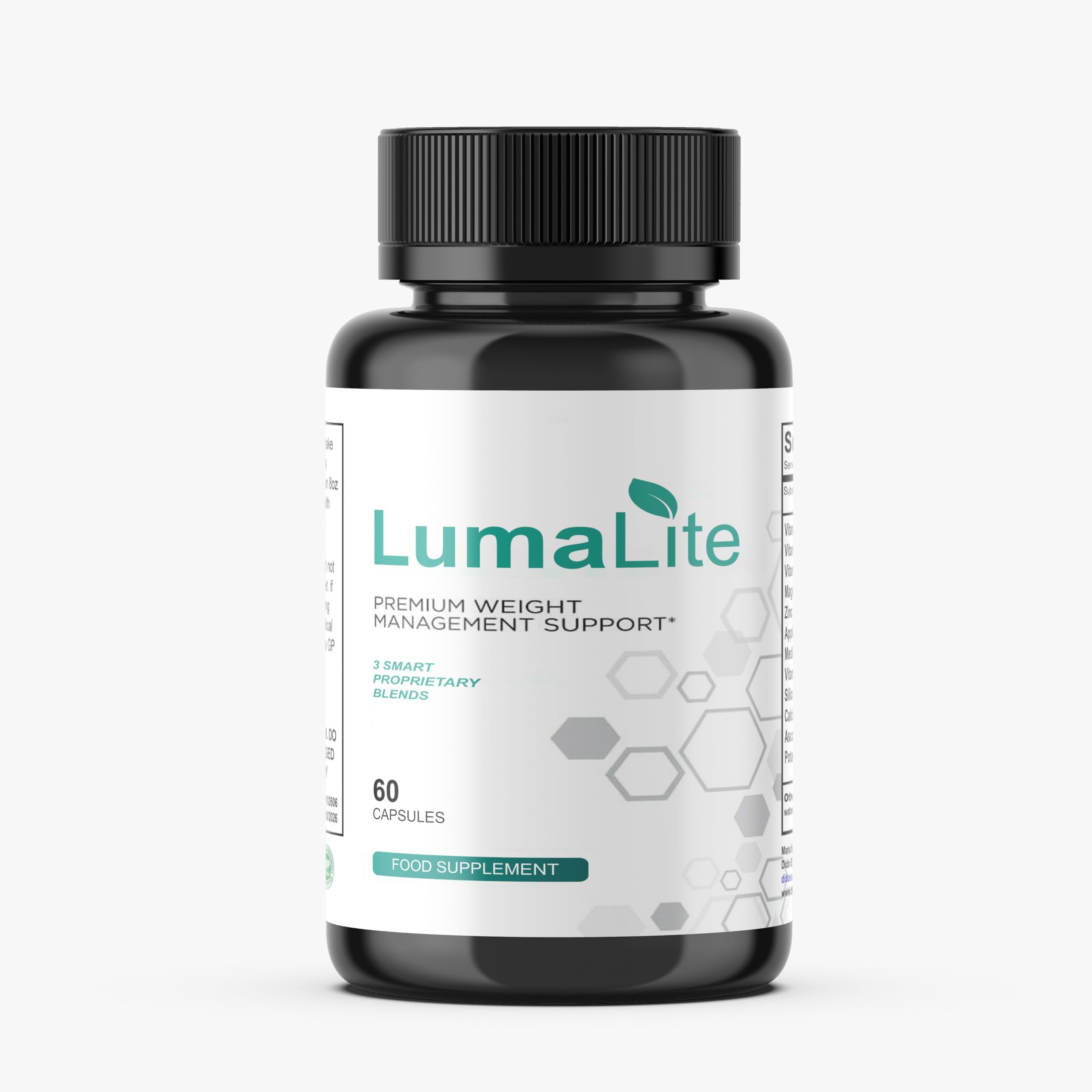 LumaLite - Premium Weight Management Support - 60 Capsules / 1 Month Supply/Natural Ingredients