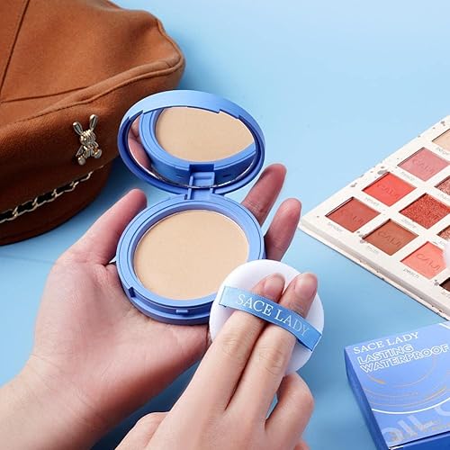 Miniatura 3 de Polvo de prensa de niebla suave de seda de larga duración impermeable natural suelto polvo textura suave control de aceite bandeja de maquillaje