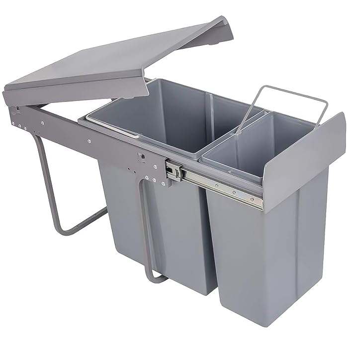 Buy jxgzyy Pull Out Trash Can Under 20 Quart+10 Quart (8 Gallon) Under Sink Trash Can