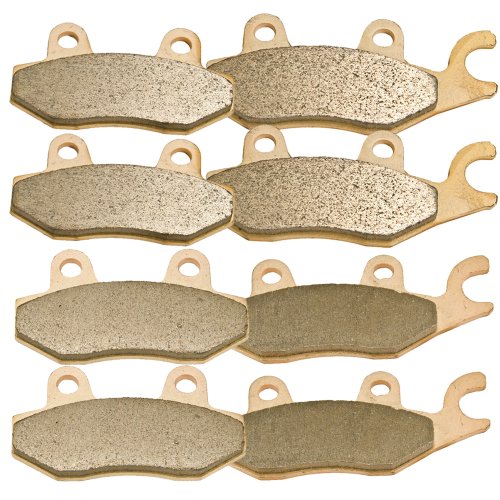 Foreverun Motor Front & Rear Sintered Brake Pads replacement for Yamaha YXR 700 Rhino 2008 2009 2011 2012 2013