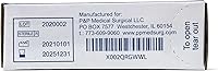 Vista 4 de P&P Medical Surgical - Cuchillas de bisturí quirúrgicas desechables, tamaño 36, acero al carbono de alta calidad, 2.1% 10xx envueltas