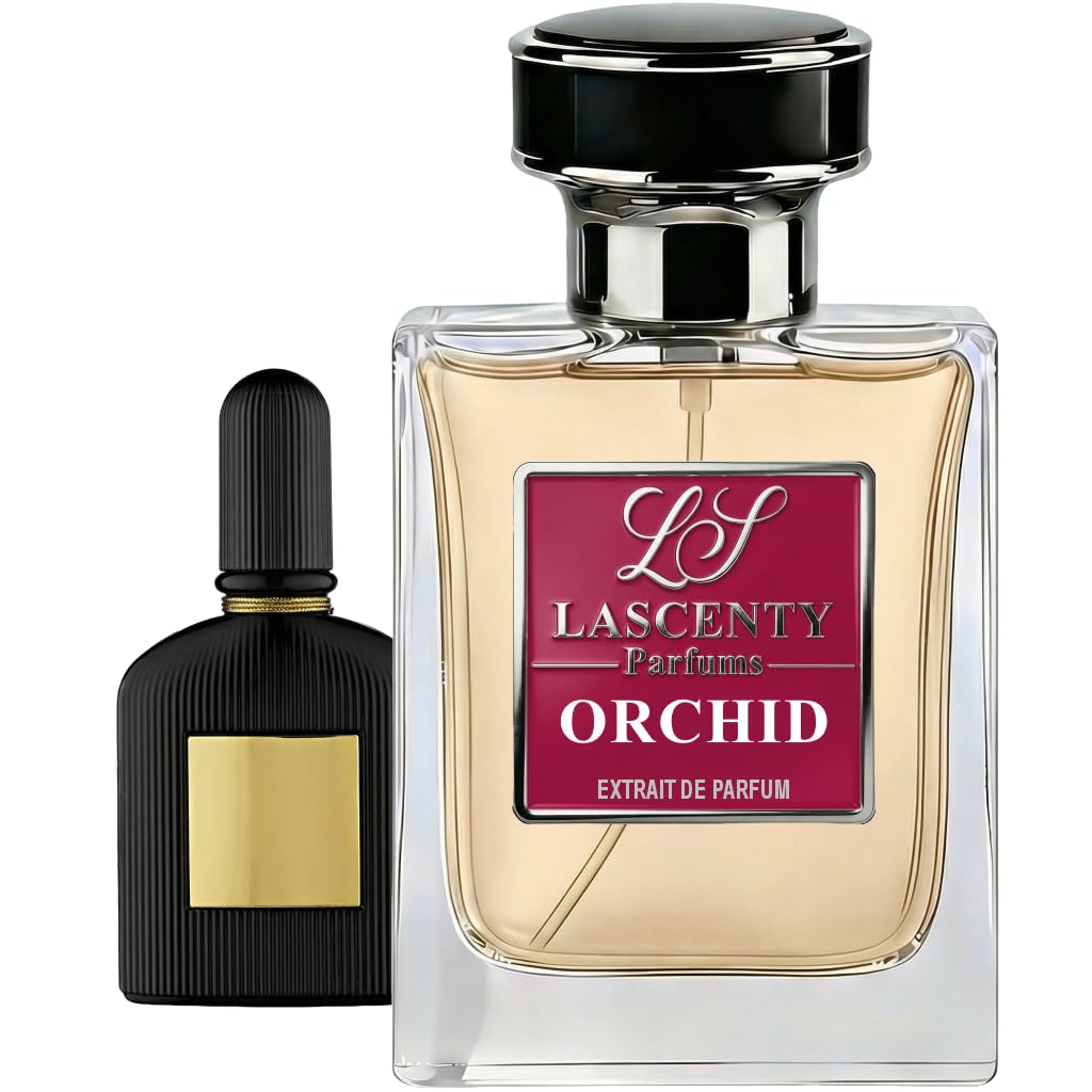 ORCHID Inspired by Black Orchid, Deep Floral Amber Perfume for Women, Long Lasting Intense Fragrance with Strong High Projection, 50 ml EDP