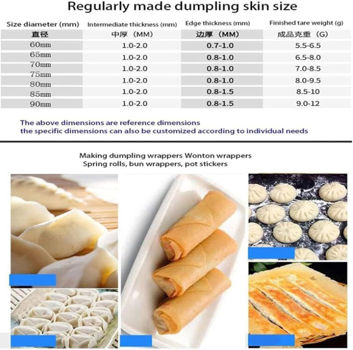 Wonton Maker, máquina automática de piel Gyoza, envoltura eléctrica multifuncional para albóndigas para uso doméstico y comercial
