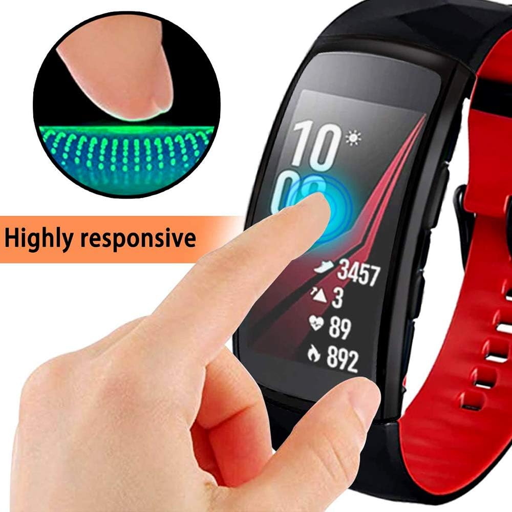 Rеvіеw Sjiangqiao Screen Protector Case Compatible with Samsung Gear Fit 2 Pro, Soft TPU Plated All-Around Protective Cover Bumper Shell Anti-Scratch for Gear Fit2 Pro Smart Watch Accessories (Clear+Black)