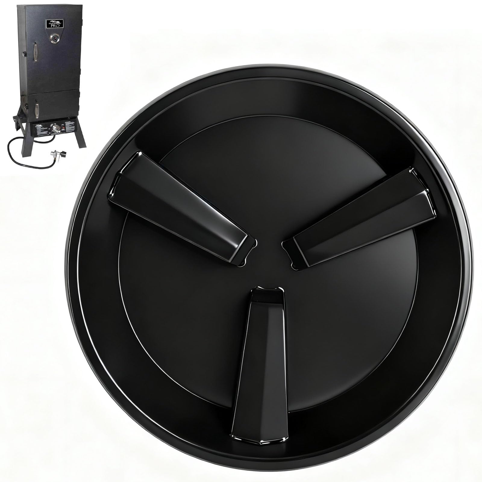 Disque flamme Masterbuilt 911060006 en acier pour fumoir de jardin