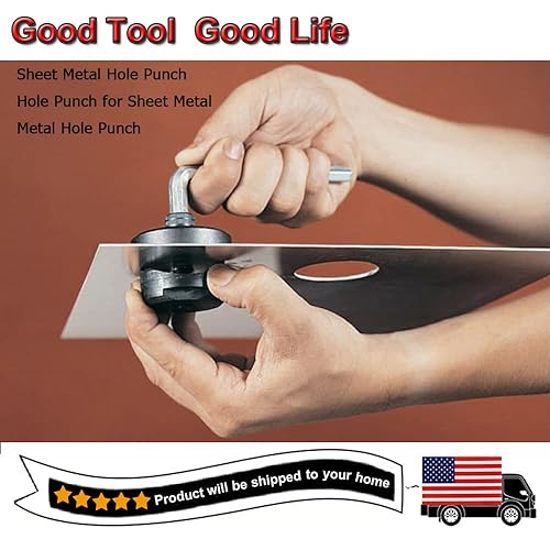 Miniatura 7 de Perforador de chapa de 1.339in, cortador hexagonal de metal para placa de acero, acero inoxidable