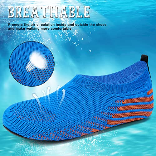 Image of ANLUKE Womens Mens Water Shoes Barefoot Quick-Dry Aqua Socks for Beach Swim Surf Water Sport