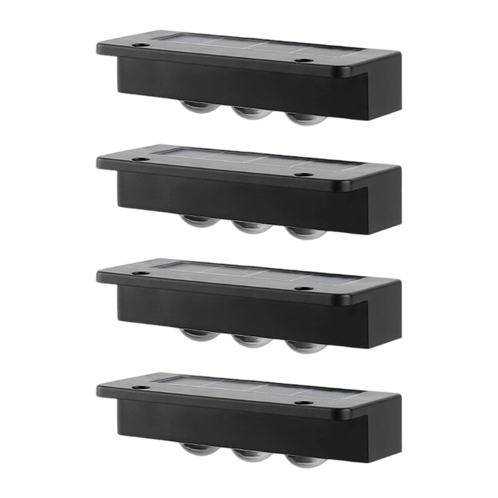 APGLSXY Solar Step Lights Automatic on Off Waterproof Outdoor Stair Fence Deck Lighting Suitable for Garden Pathway Landscape Outdoor Solar Garden Lights