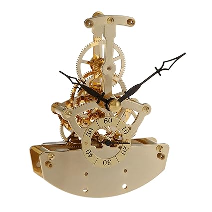 ATORSE Moving Gear Clock Crafts Unique Clock Movement for Study Bedroom Living Room