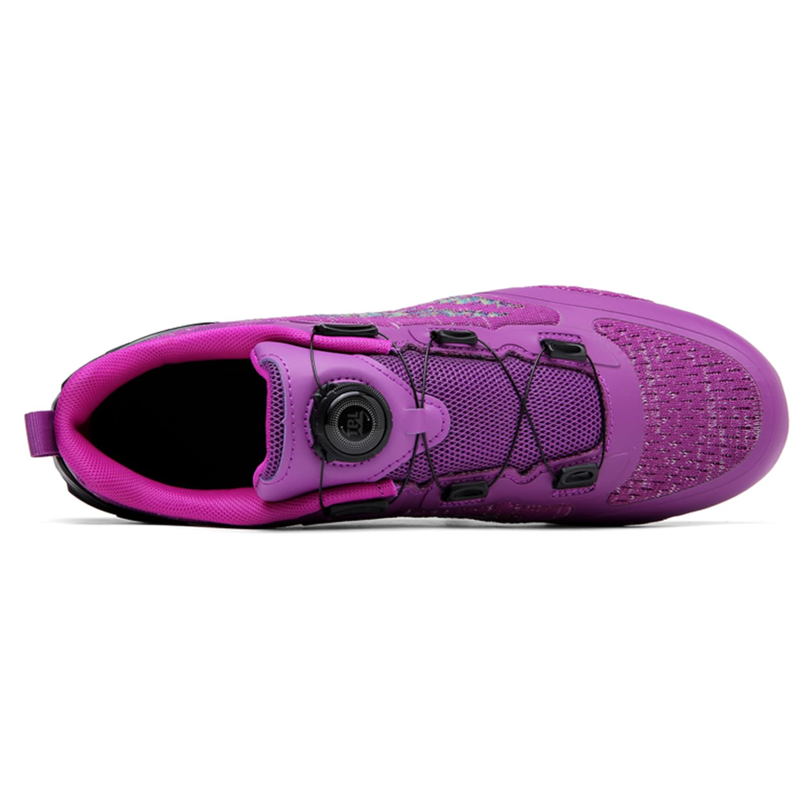 Zapatillas de Ciclismo MTB para Mujer Zapatillas de Ciclismo Compatible con Calas SPD y Pedal de Bloqueo con Cordón Rápido Zapatillas de Ciclismo al Aire Libre