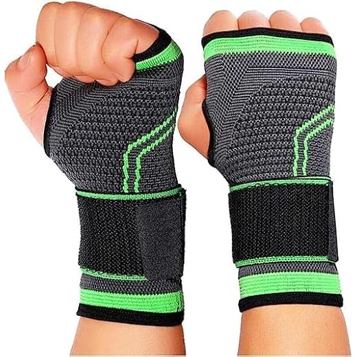 Munhequeira Compressão Punho Tendinite Pulso Elástica Ajustável Ortopédica Tensor