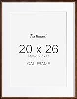 Vista 491 de Fun Memories Portarretratos de metal de 16 x 20 pulgadas con paspartú de 11 x 14 pulgadas, acabado de aluminio cepillado, parte delantera de vidrio
