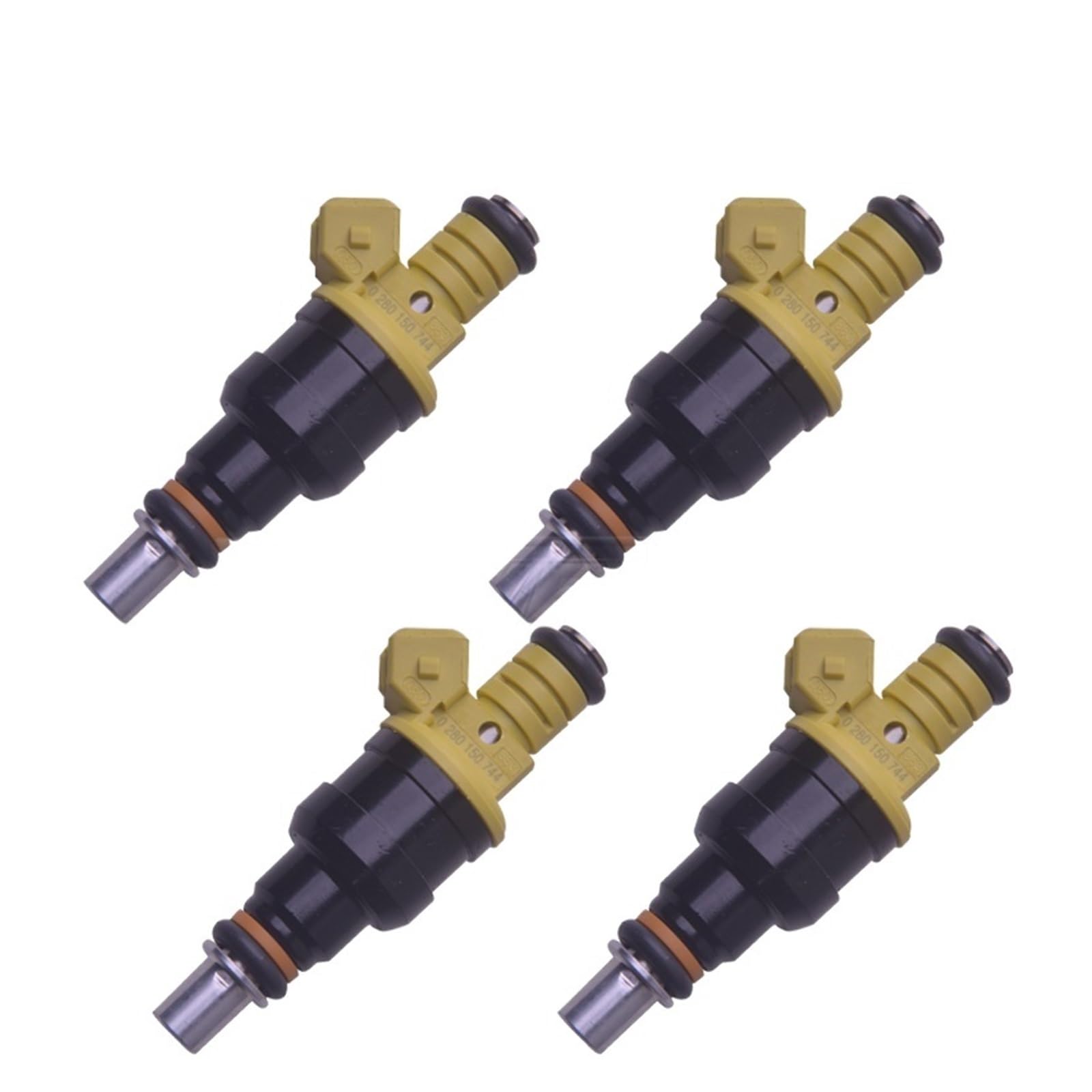 4x Kraftstoffeinspritzdüse 0280150744, kompatibel for Opel Astra Calibra Cavalier Kadett Gsi Gt GTE 2.0 16v 91-0