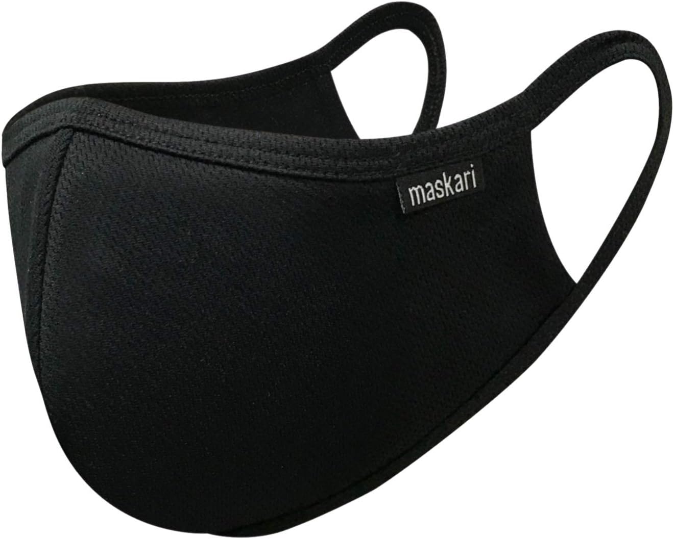 Reusable 3 Layer Face Mask | HeiQ Viroblock | Breathable & Sporty | Sizes for Men, Women, Teens & Kids | With & Without Adjustable Ear Loops