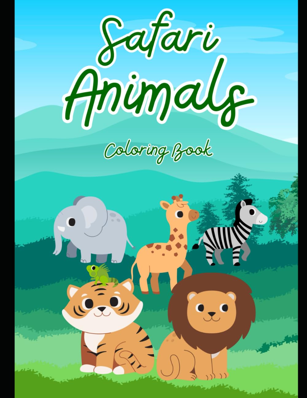 Safari Animals coloring book
