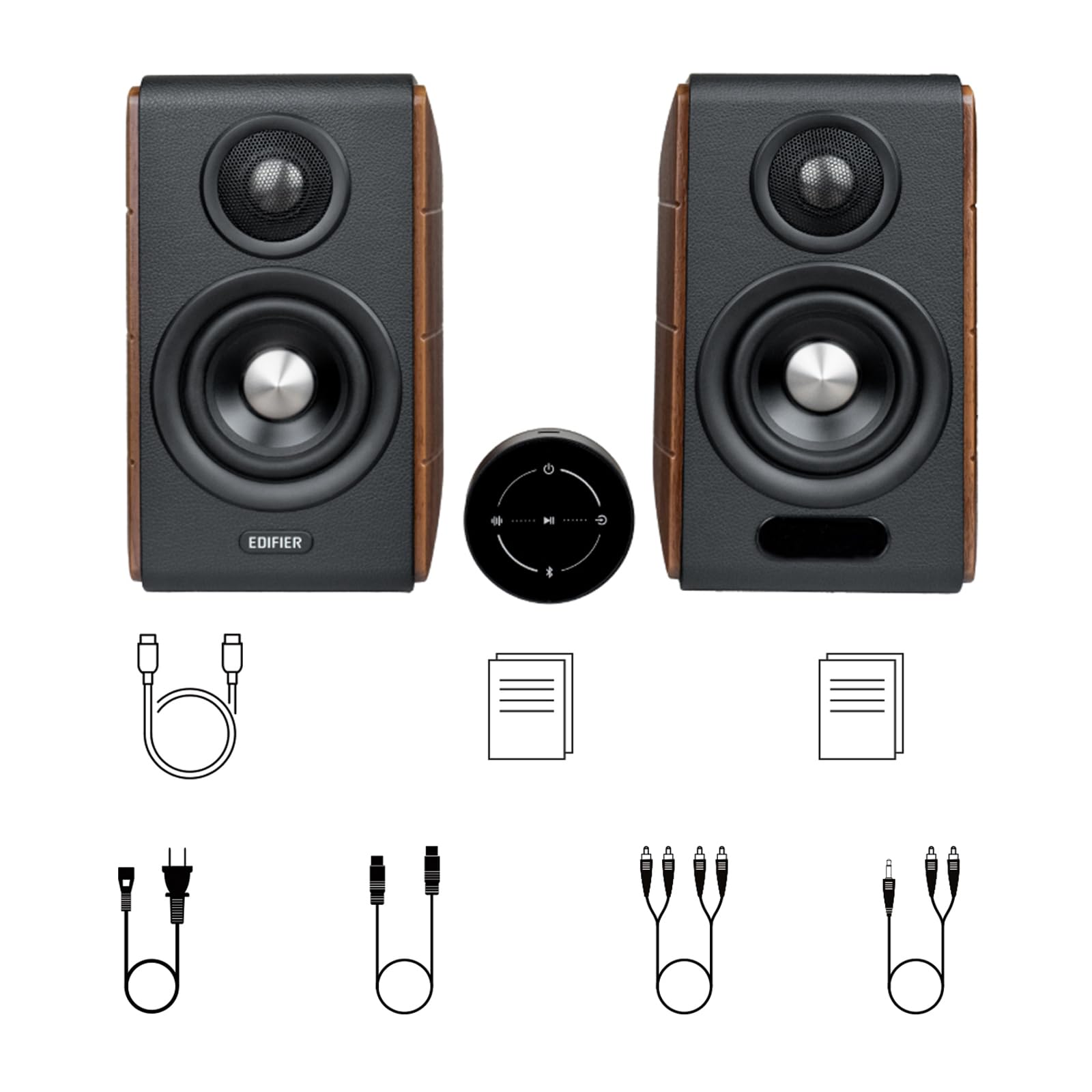 Edifier S880DB MKII 2.0 Aktif Hi-Fi Hoparlör Ceviz : Amazon.com.tr