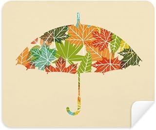 Leaves Umbrella Drip Weather Rain Cleaning Cloth Screen Cleaner 2pcs Suede Fabric