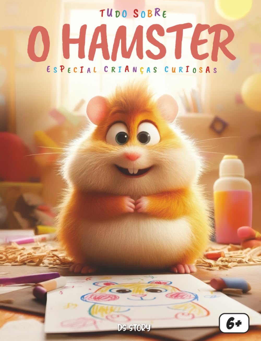 Tudo sobre os Hamsters – Especial crianças curiosas: Um guia completo, educativo e divertido para aprender a cuidar, compreender e amar estes pequenos companheiros peludos