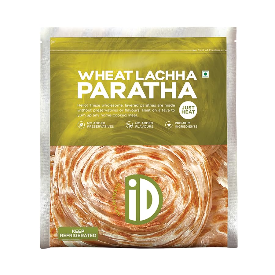 Image of iD 100% Authentic Wheat Parota, 400g