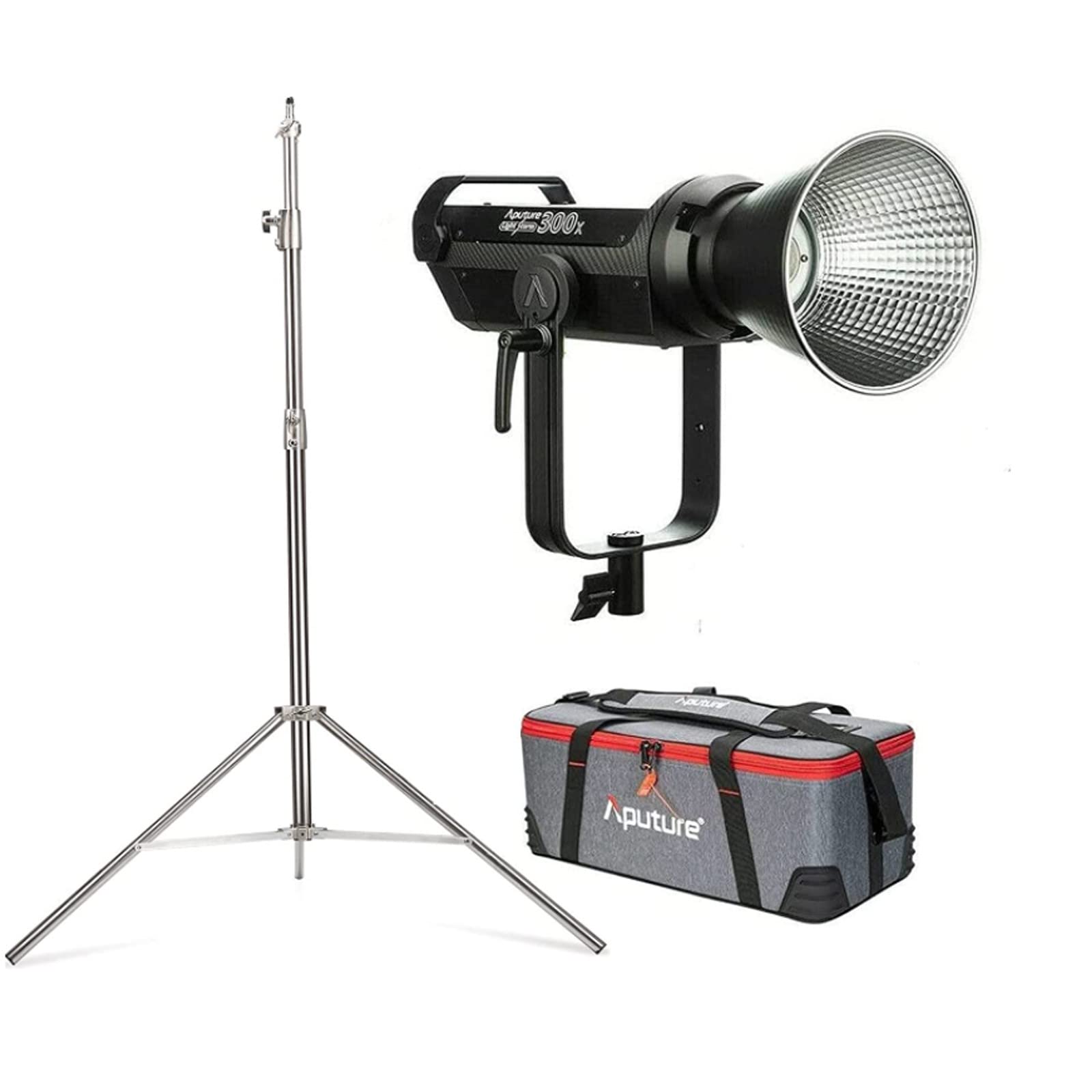 Aputure 300X (V-Mount) LED Video Light Bi-Farbe (2700-6500K), Sidus Link App ,Eingebaute Beleuchtungseffekte,Einstellbares Bowens Mount Licht für Fotografie,Außenaufnahmen