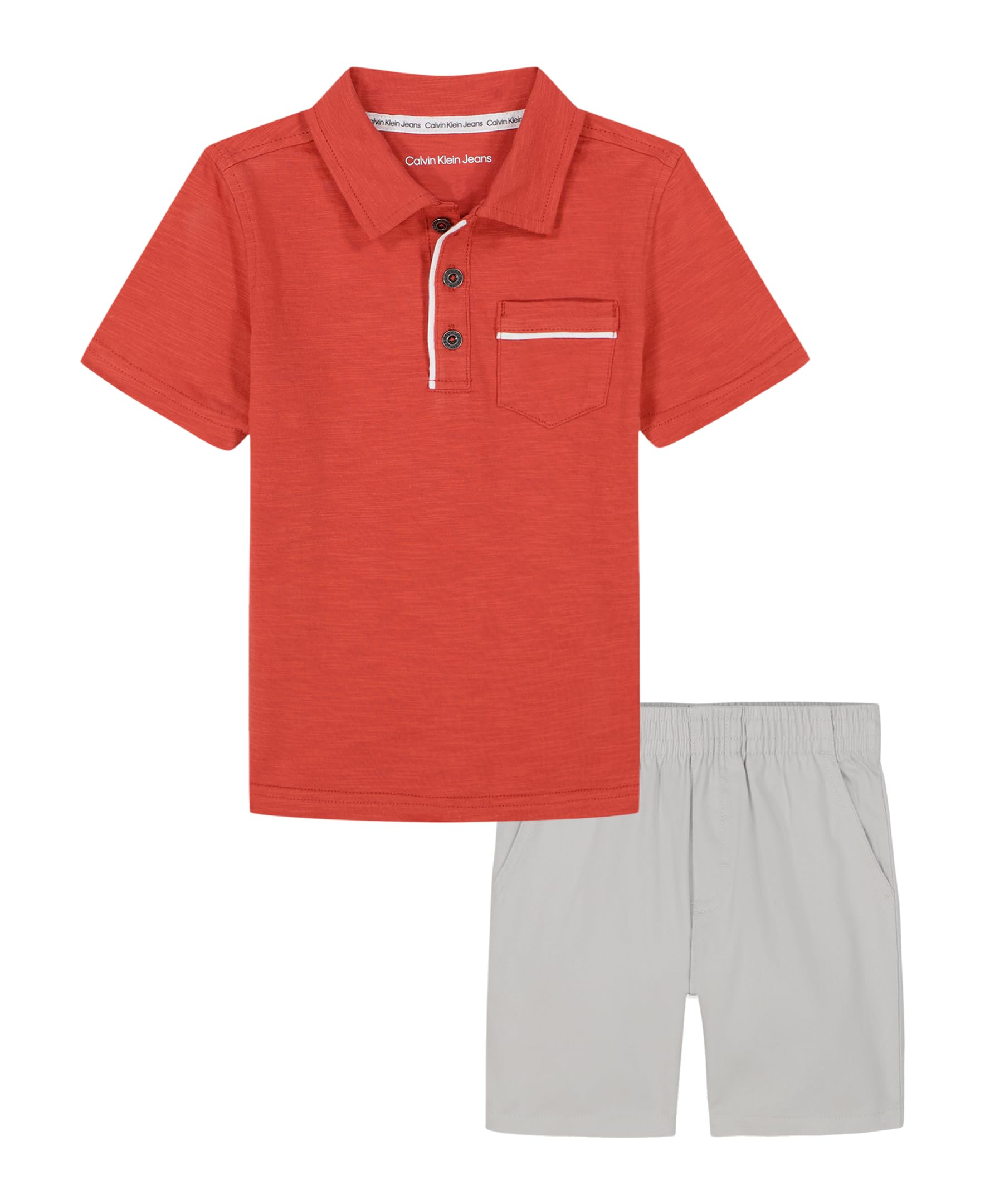 Calvin Klein Baby - Jungen 2pc Polo Short Set Shorts-Set