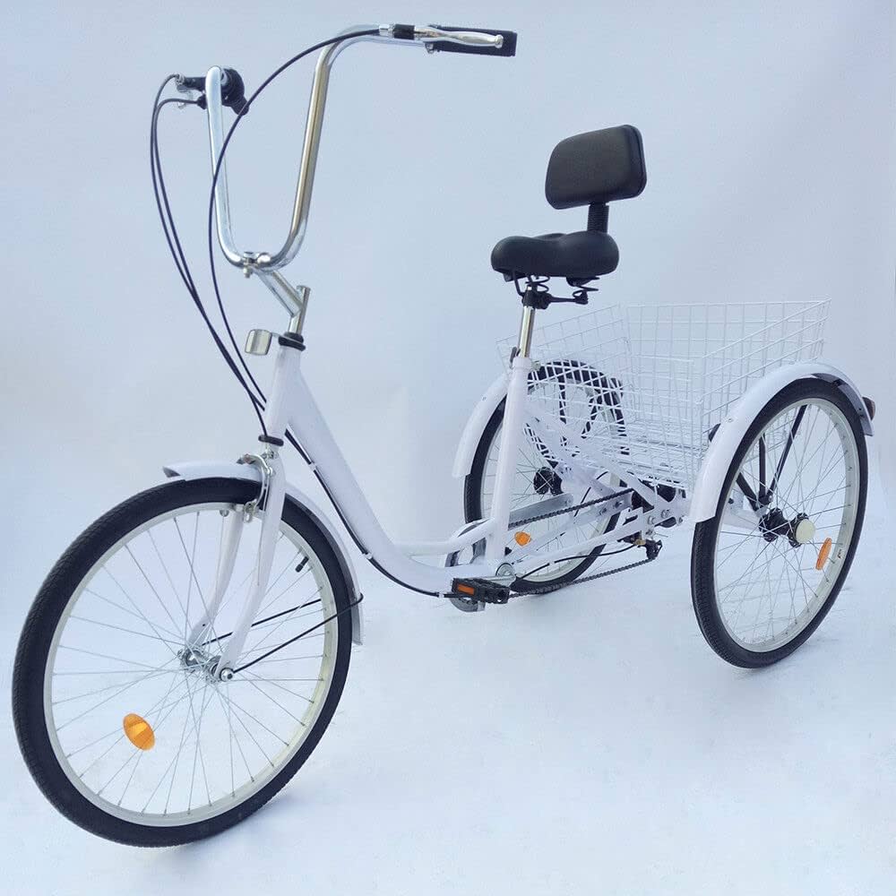 Amazon | 大人用三輪車 シニアバイク 24u201d 大人用三輪車 調節