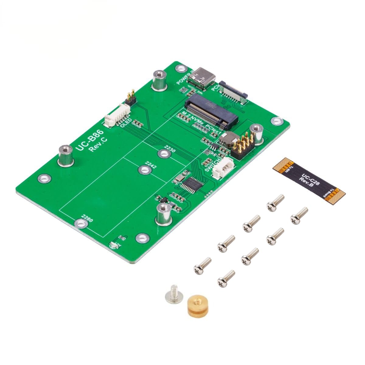 Amazon.com: UCTRONICS PCIe to M.2 Adapter for Raspberry Pi 5