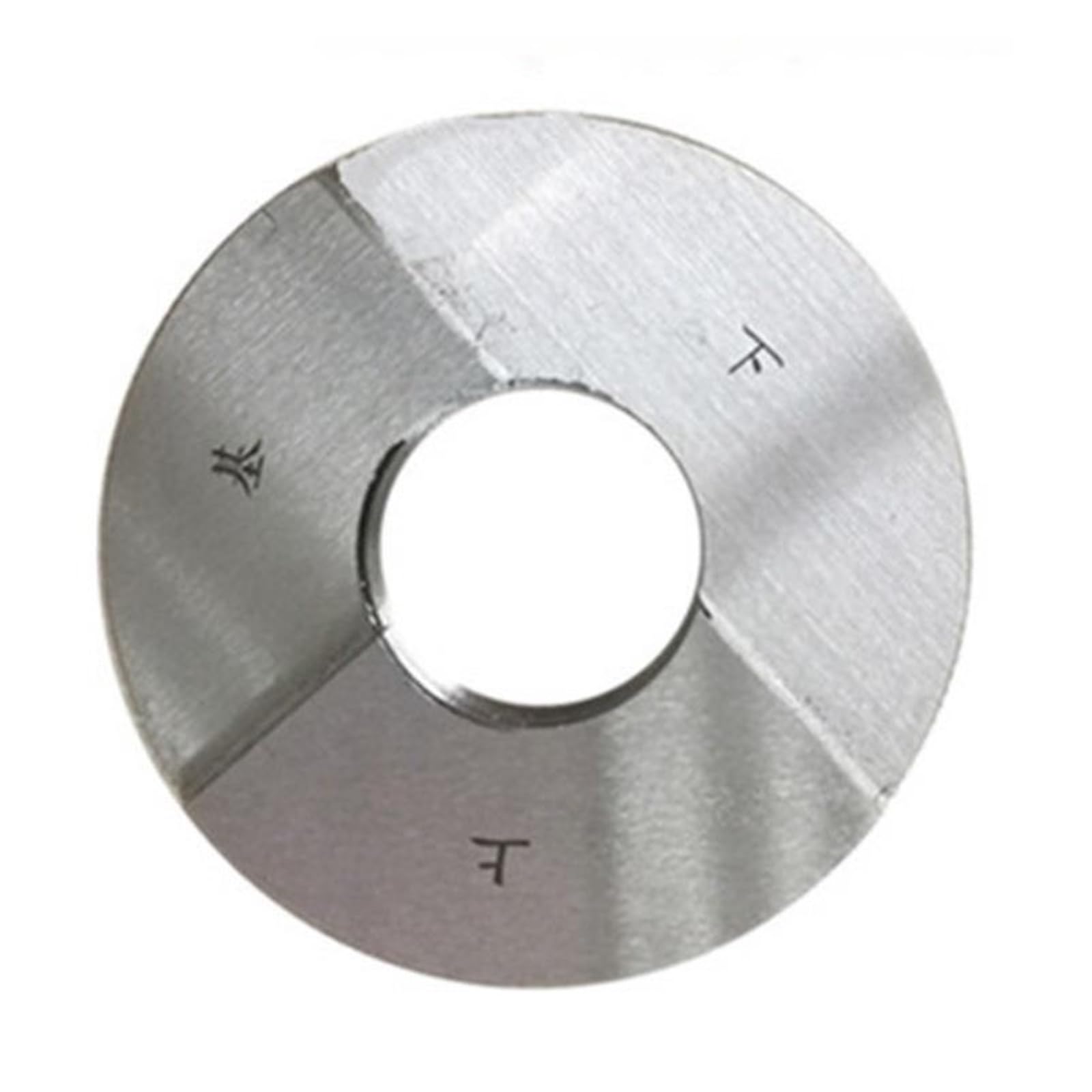 NURII Medidor de Anillo de roscado de Tubo cónico con Rosca de Tornillo, Herramienta de medición de 55 Grados, Calibre Go-no Go R1/16 - R6 Pulgadas (Size : R1-16)