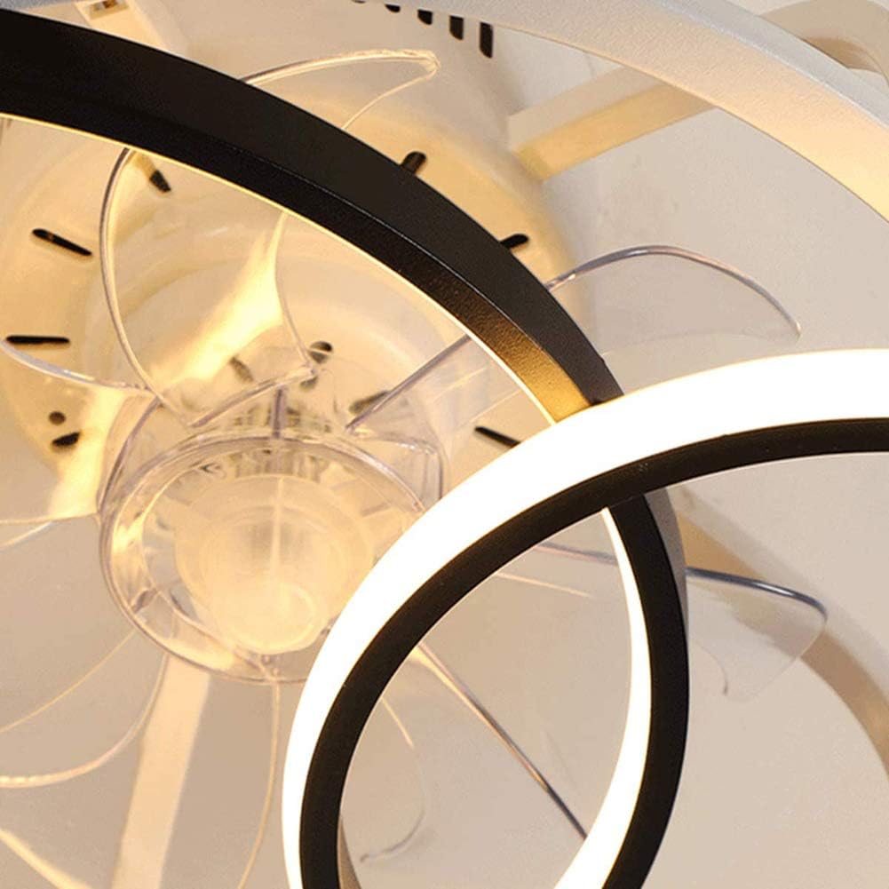 Ceiling Fan with Lights and Remote Control LED Dimming Modern Ceiling Light Mute Fan Lighting for Living Room Bedroom Office