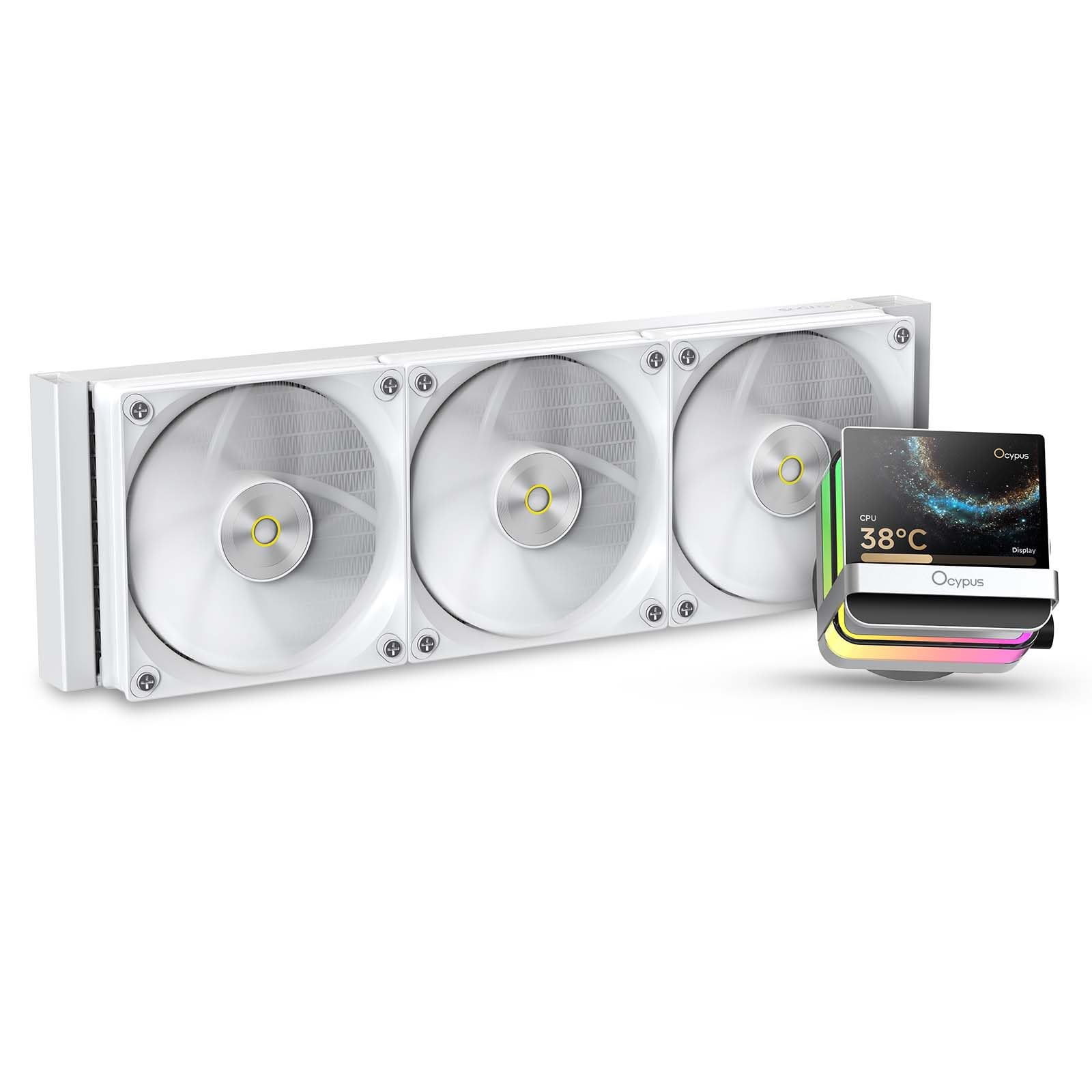 Ocypus Sigma PRO L36 簡易水冷 360mm cpuクーラー Amazon.com: Sigma PRO L36 WH liquid 360MM AIO CPU Cooler with