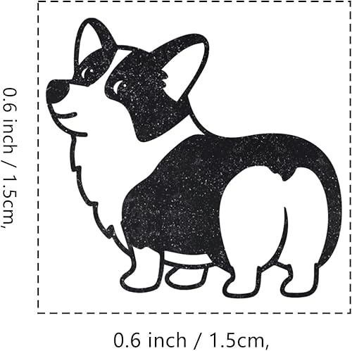 Miniatura 2 de Corgi Dog - Sello de goma para perro, mini sello pequeño de 3/5 pulgadas para álbumes de recortes, planificador de tarjetas