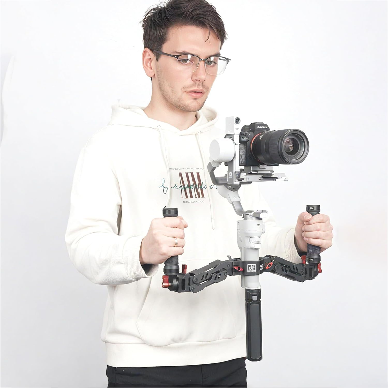 DF DIGITALFOTO Ares Z Axis Spring Dual Handle Flexible Damping
