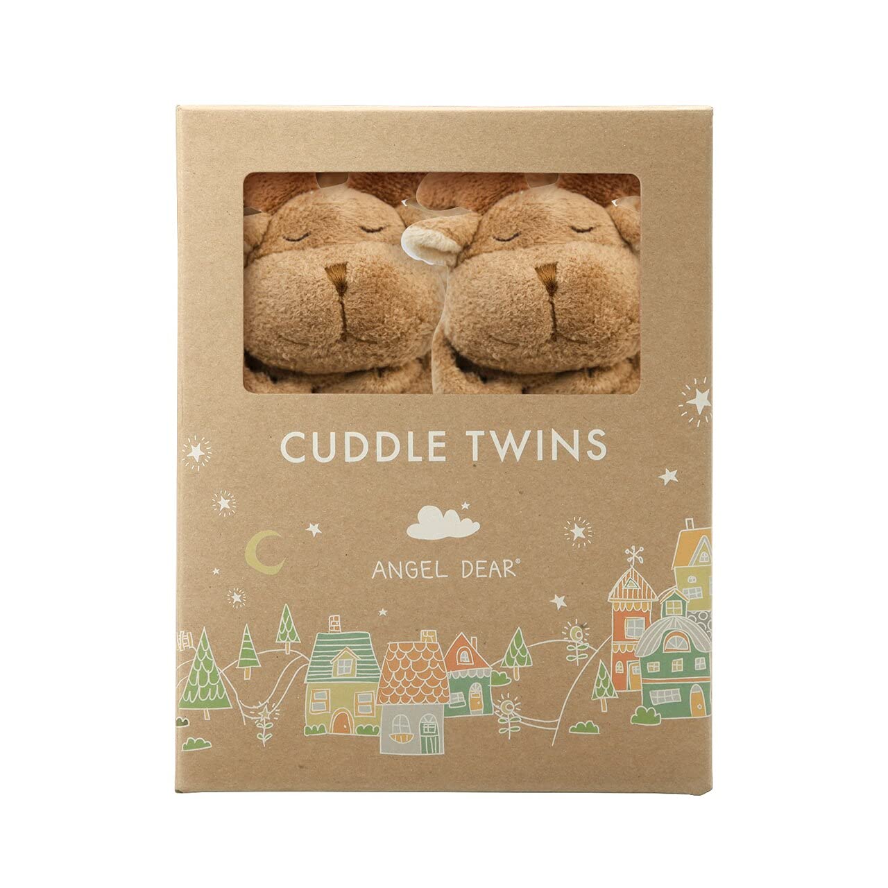 Angel Dear Moose Twin Set Blankies Box