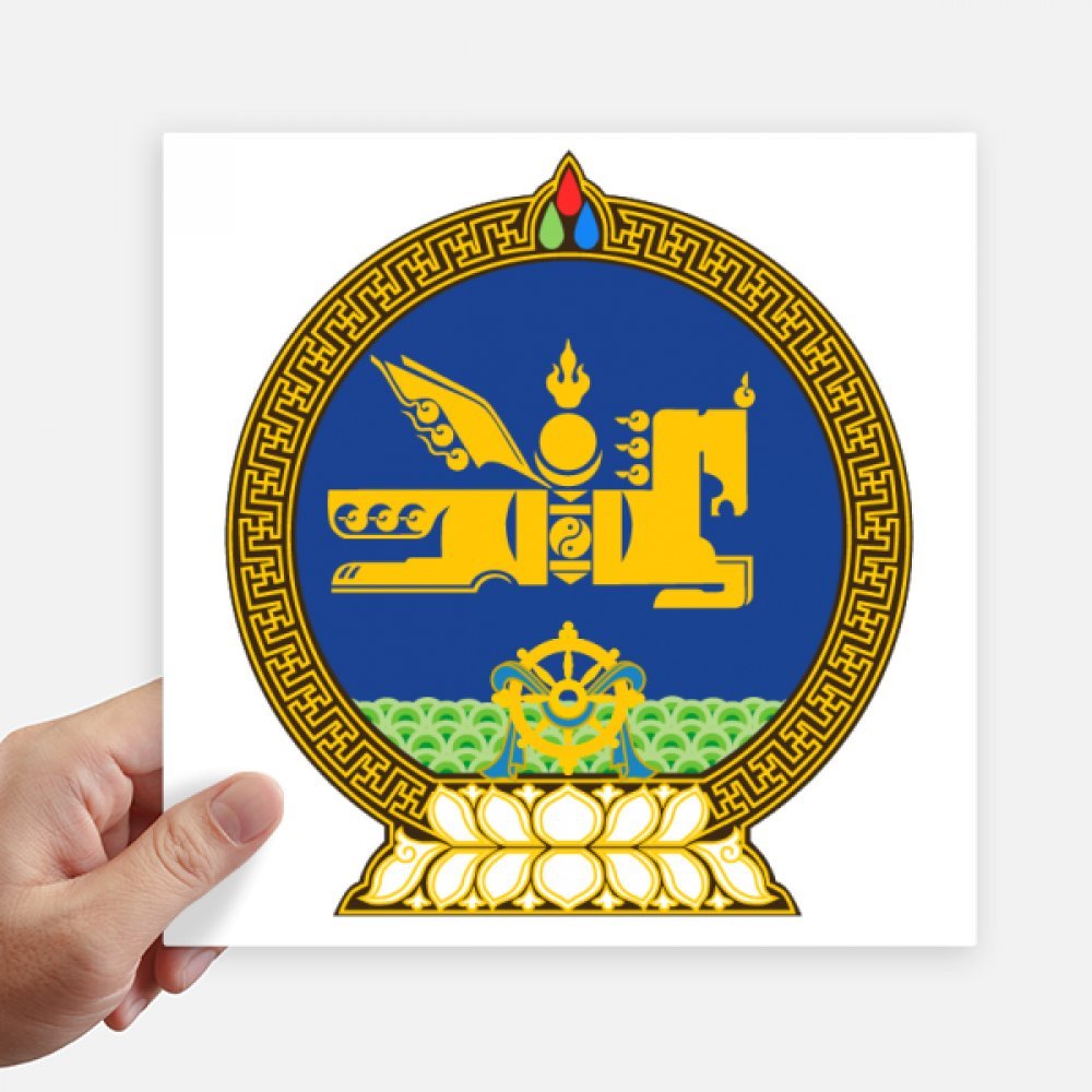 Autocollant Mongolie grand format pour masquer rayures moto et pc