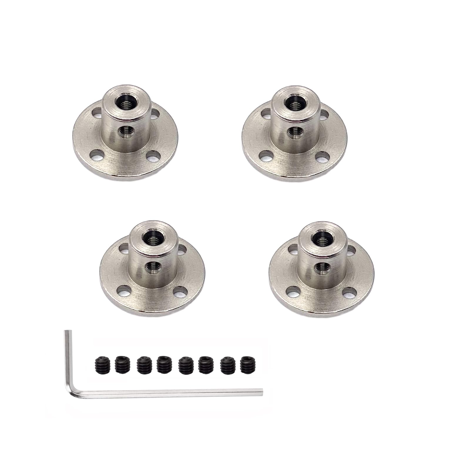 Rigid Flange Couplings - 6 Pcs for DIY Motors -16 Rigid Flange Couplings - 6 Pcs for DIY Motors -16