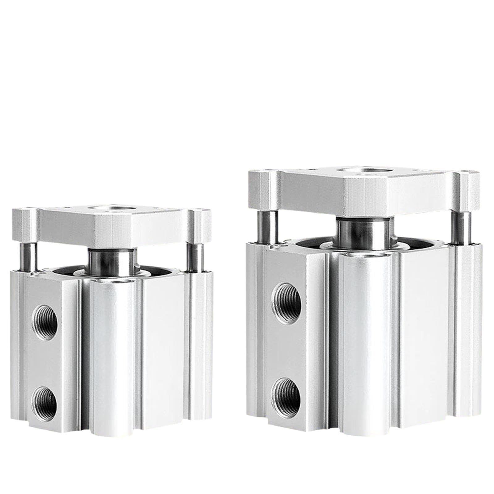 CQMB12 16 20 25 32 40 50 Cilindro neumático con varilla guía de doble efecto(Stroke 25mm,CQMB12mm)