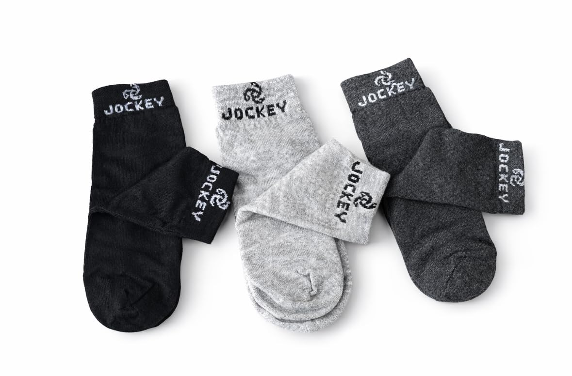 RPM-Cotton Solid Ankle Length Socks (Pack Of 3)-Assorted(MULTICOLOUR)-image-34