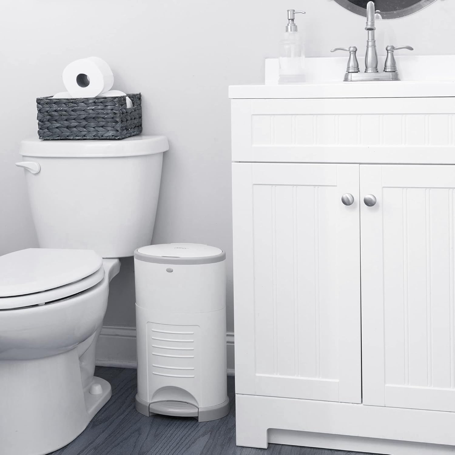 Confezione da 4 ricariche per secchio pannolini compatibili Dekor Plus dimensioni regolari